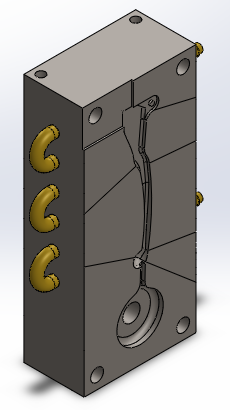 三板铝合金A380离合器模具