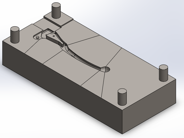 三板铝合金A380离合器模具