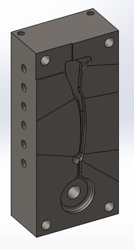 三板铝合金A380离合器模具