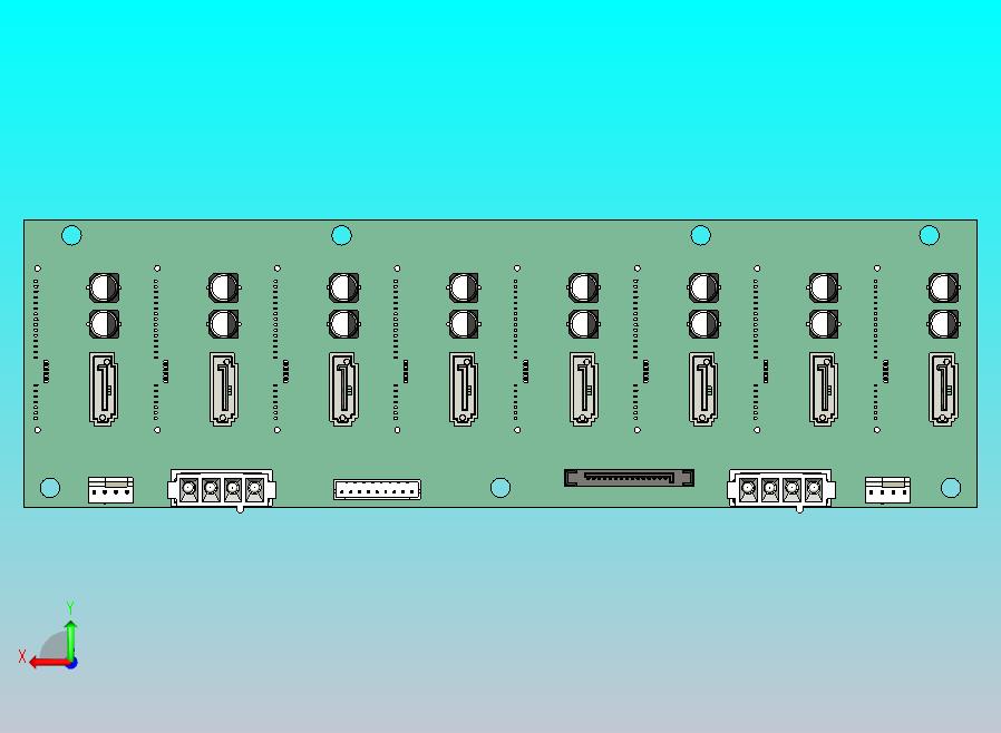SATA背板“RYPCB01331A V1.2”