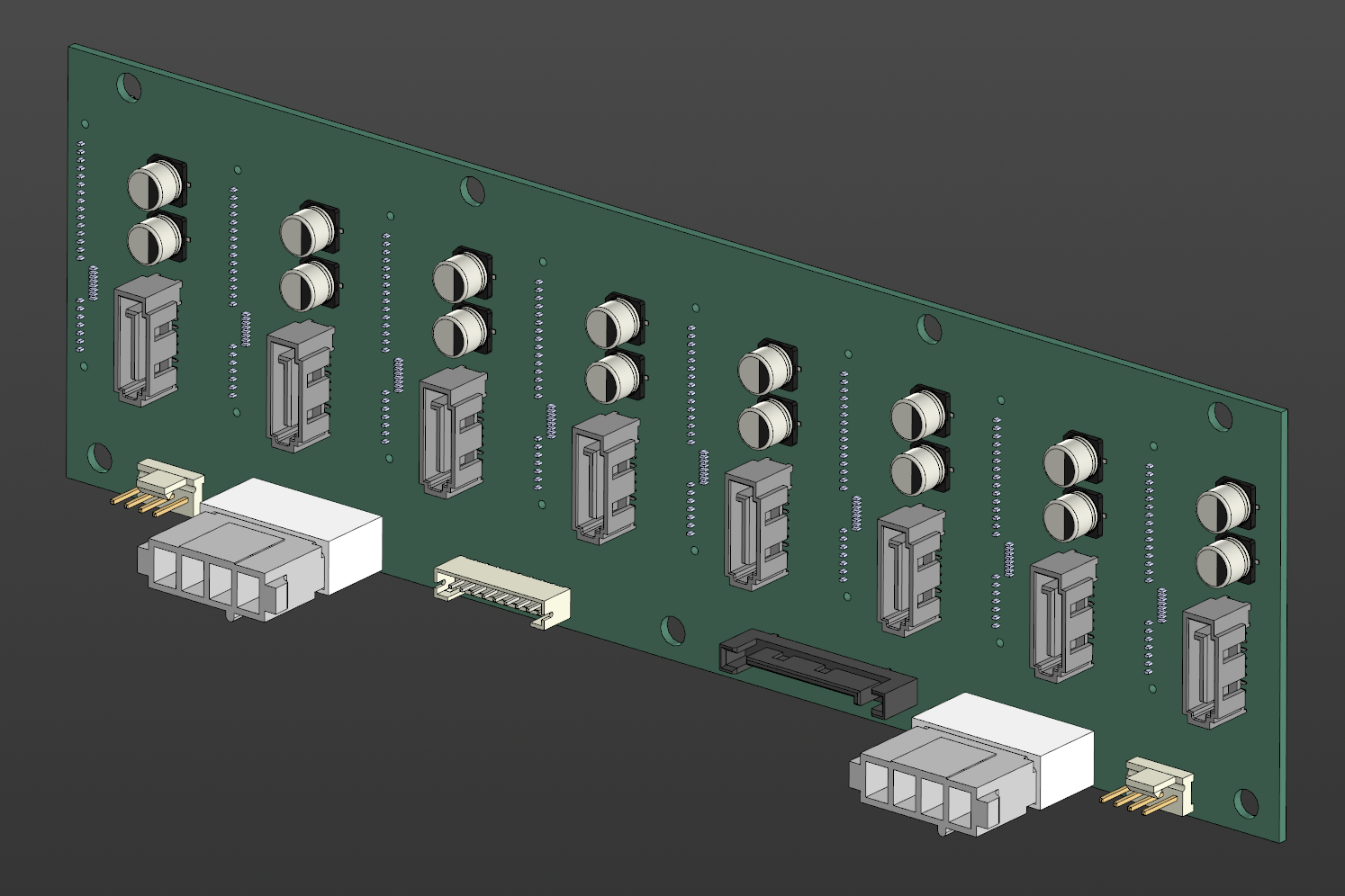 SATA背板“RYPCB01331A V1.2”