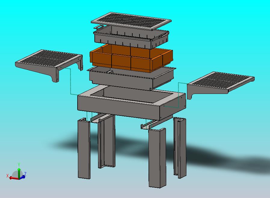 模块化户外烧烤炉