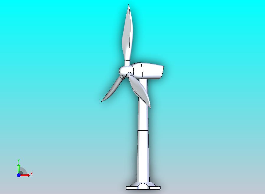 垂直轴风力发电机–SolidWorks设计
