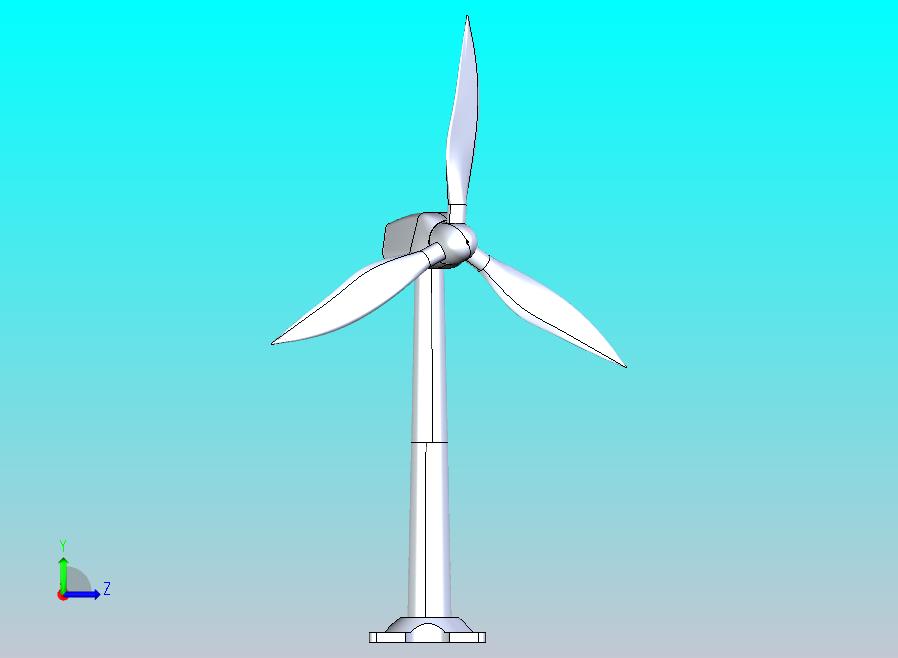 垂直轴风力发电机–SolidWorks设计