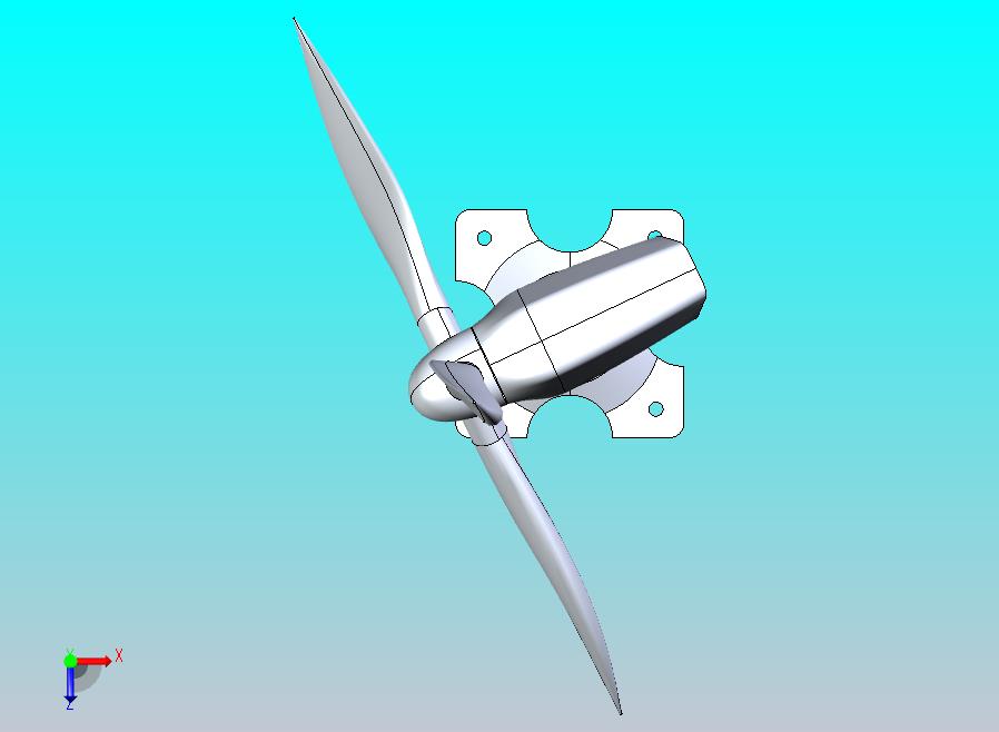 垂直轴风力发电机–SolidWorks设计