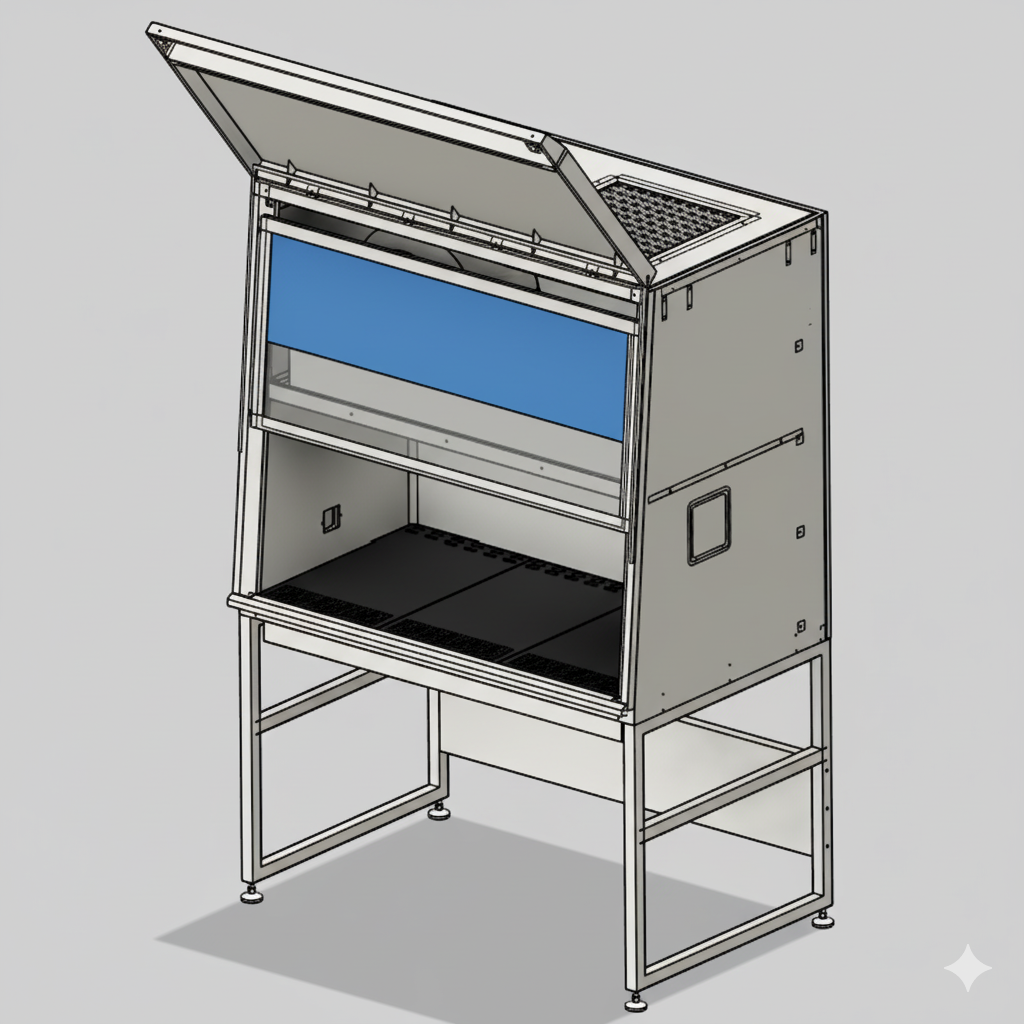 生物安全柜3英尺垂直层流