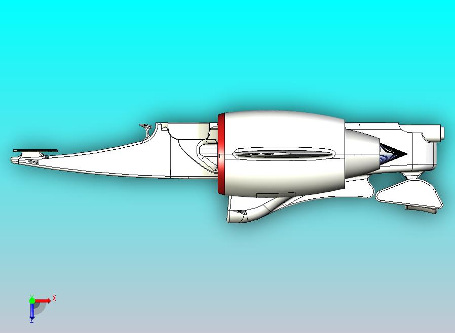 概念飞机3D模型