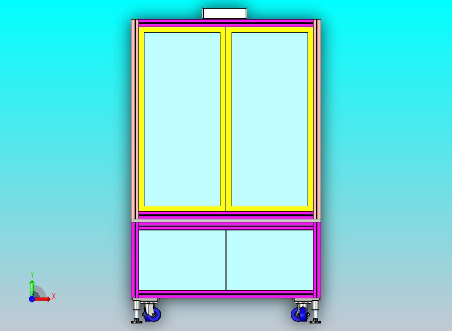 电路板五轴点胶机模型
