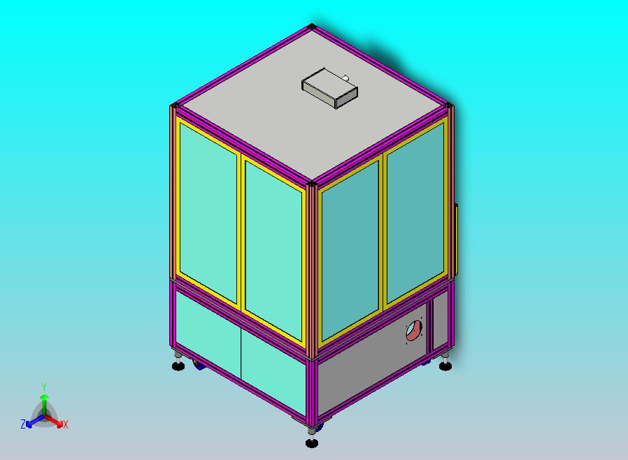 电路板五轴点胶机模型