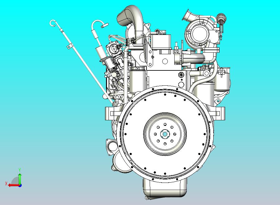 六缸柴油发动机