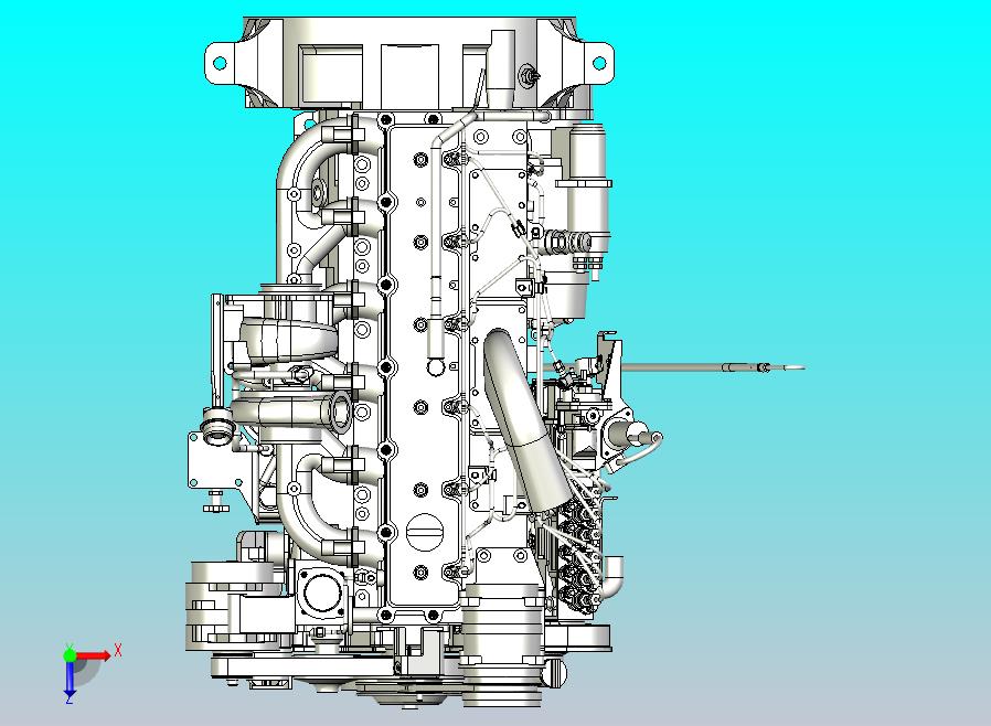 六缸柴油发动机