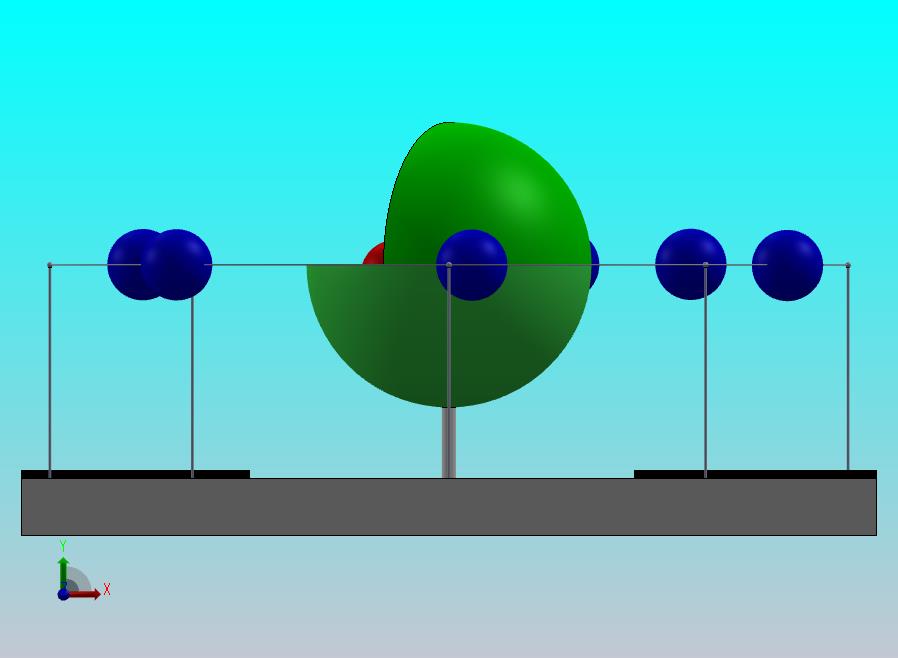 D可打印的玻尔碳原子模型_SOLIDWORKS+KeyShot