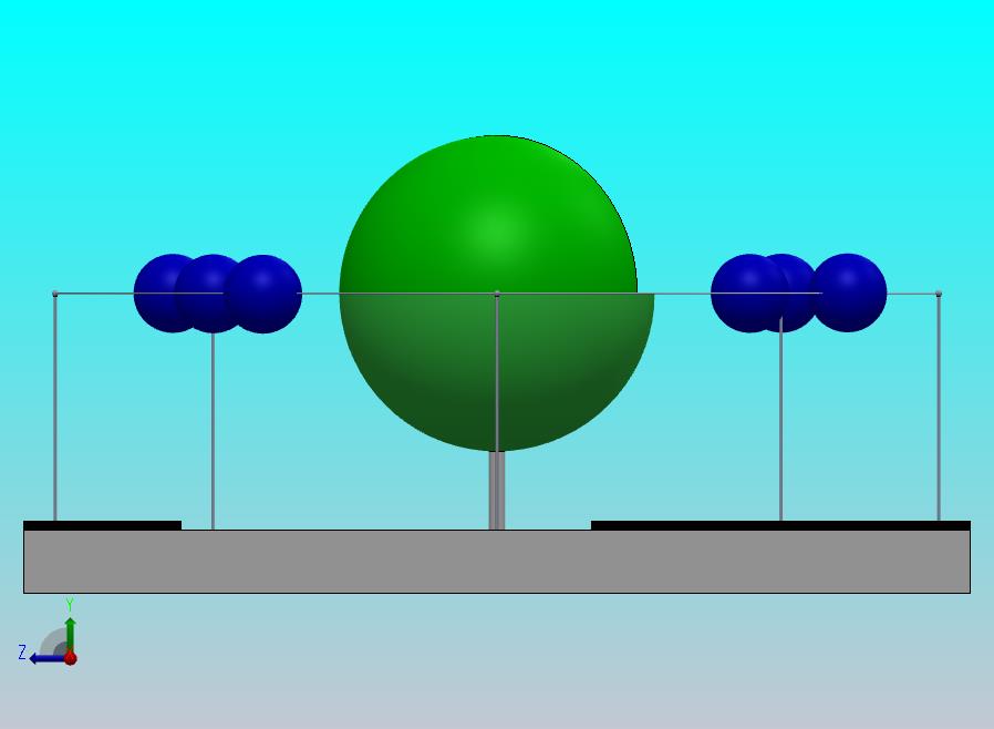 D可打印的玻尔碳原子模型_SOLIDWORKS+KeyShot