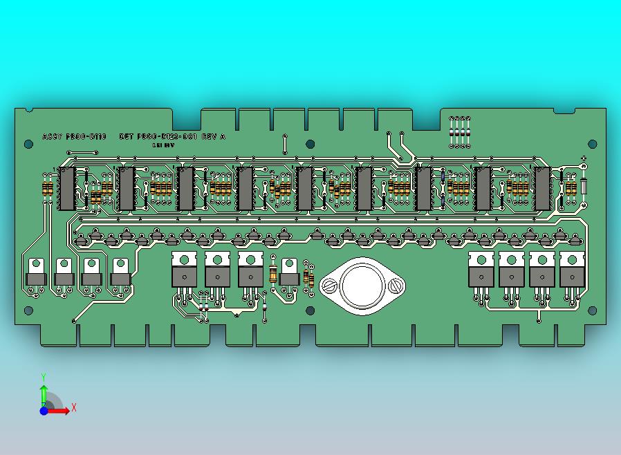 填充弹球驱动器板