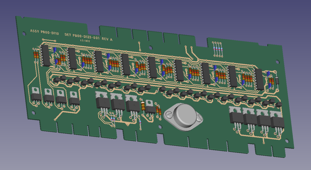 填充弹球驱动器板