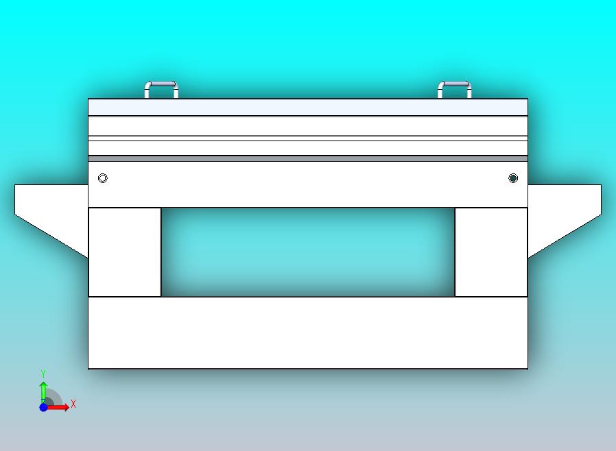 2米铝型材冷却水箱