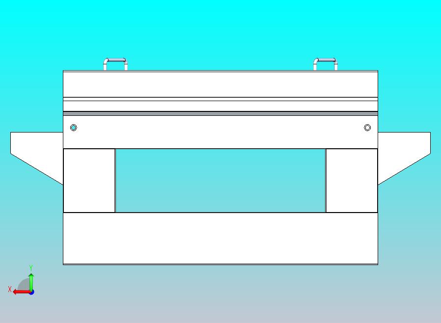 2米铝型材冷却水箱