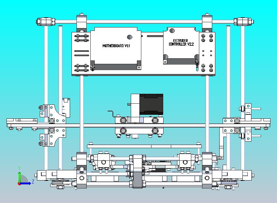 3D立体打印机（SW模型）