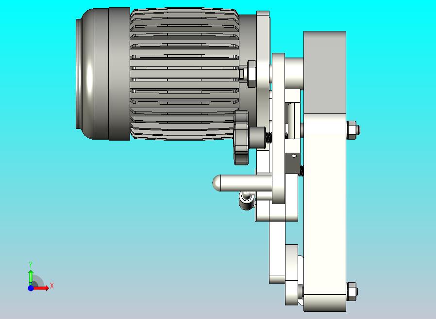 2x36砂带打磨机 3D建模图纸