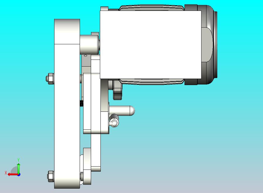 2x36砂带打磨机 3D建模图纸