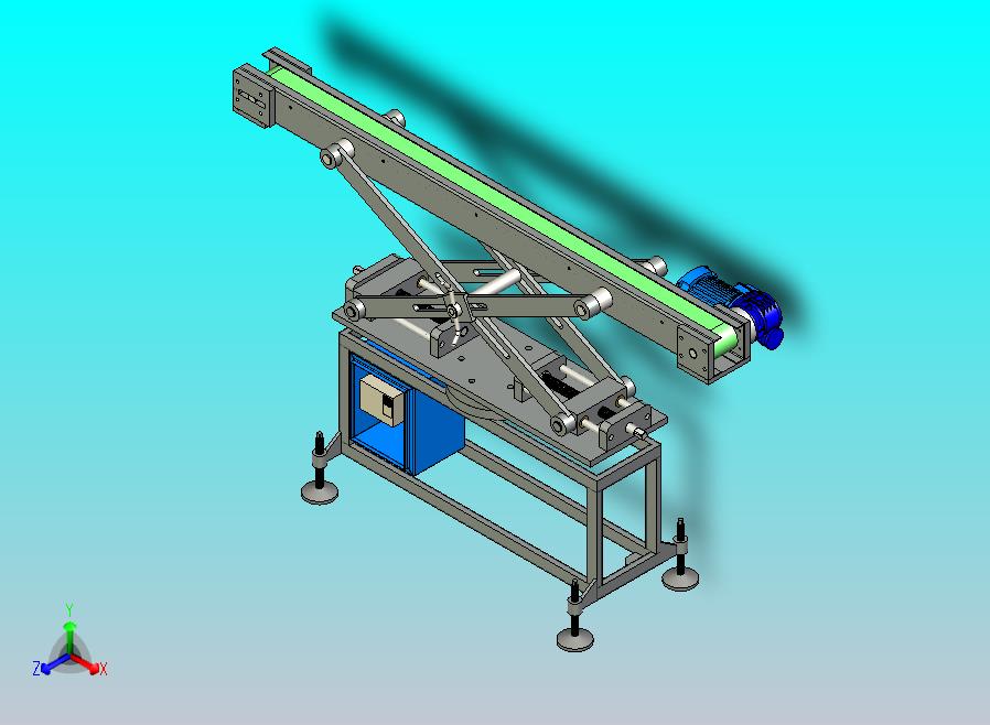 可调皮带输送机