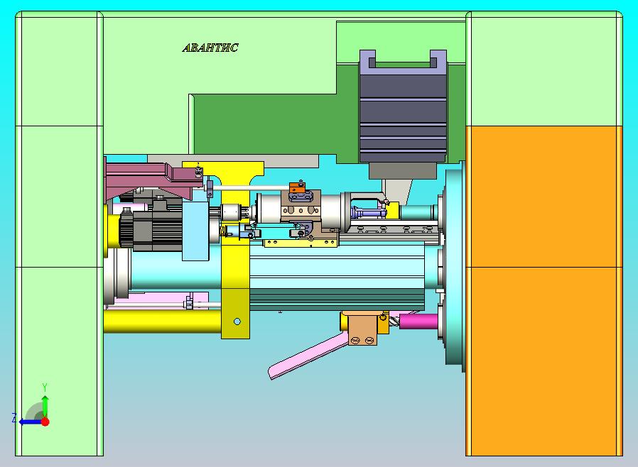 6轴自动车床（SW设计）