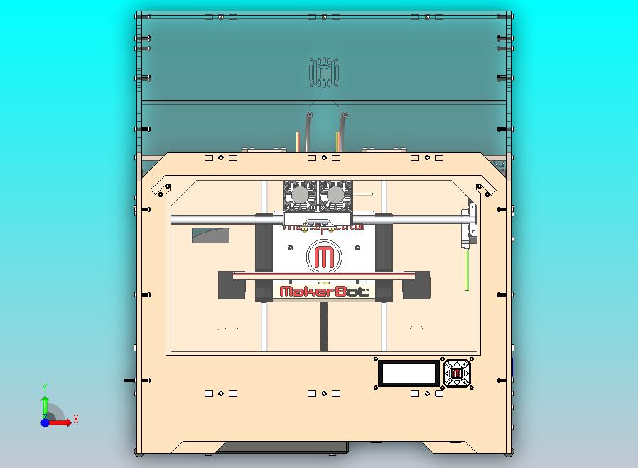 3D打印机(双色双喷头打印)全套模型图纸