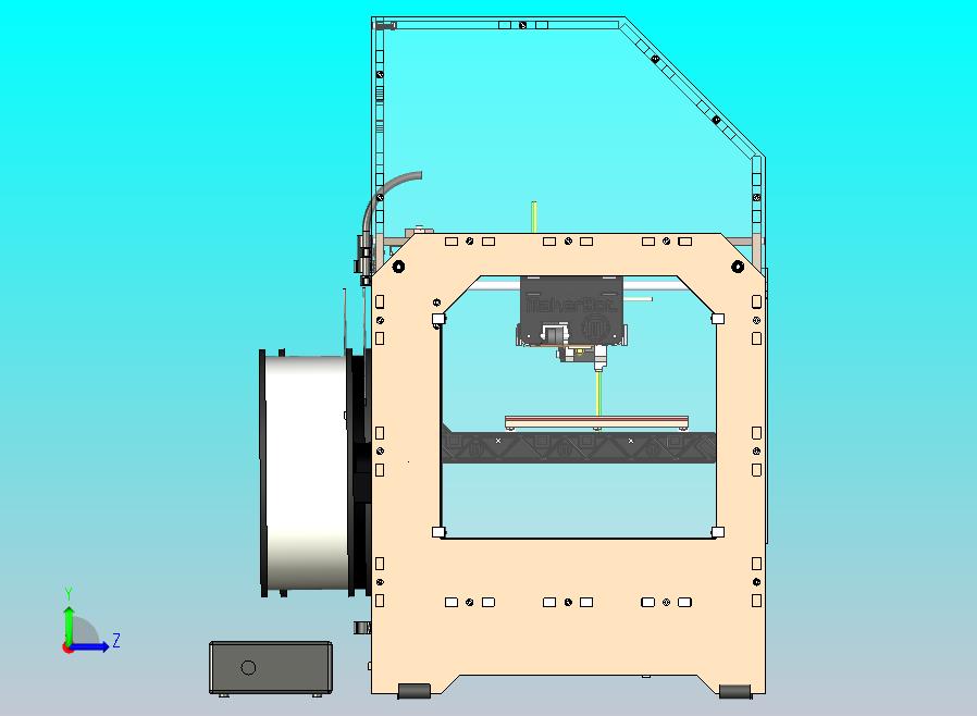 3D打印机(双色双喷头打印)全套模型图纸