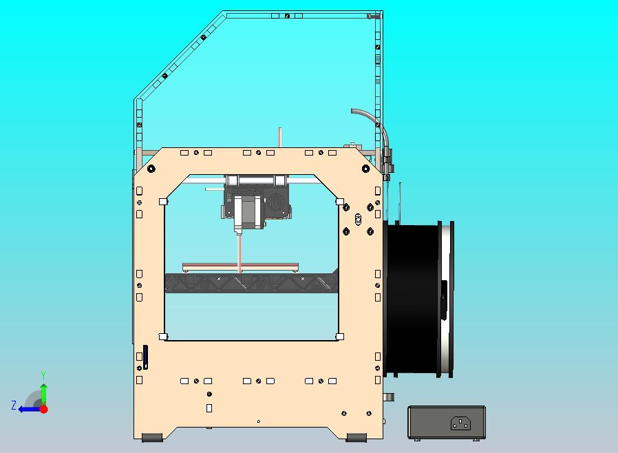 3D打印机(双色双喷头打印)全套模型图纸