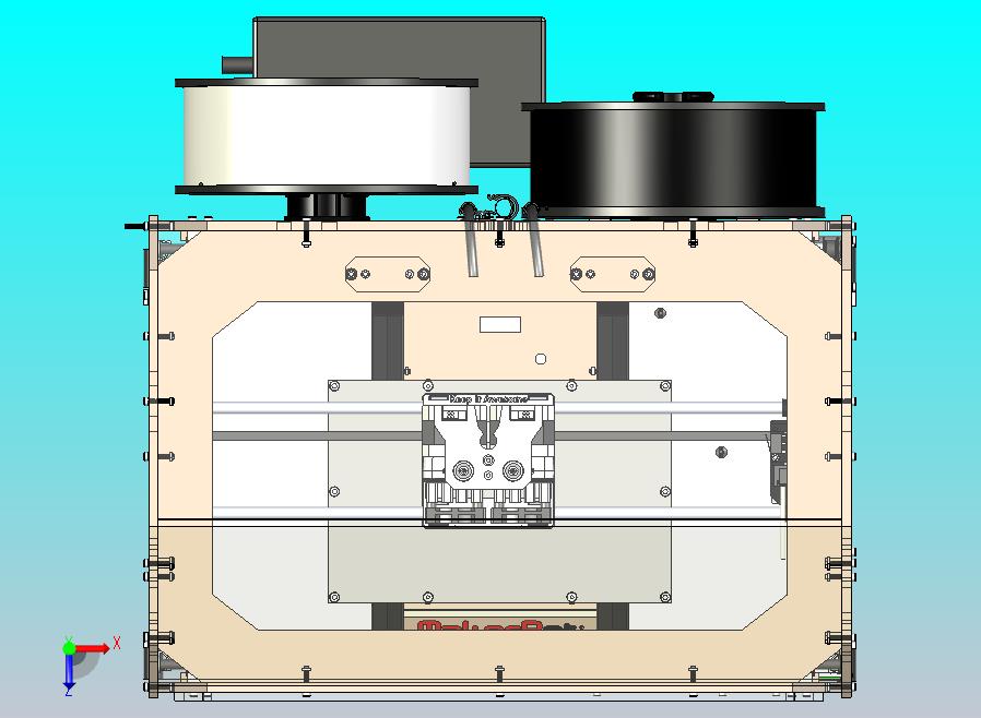3D打印机(双色双喷头打印)全套模型图纸