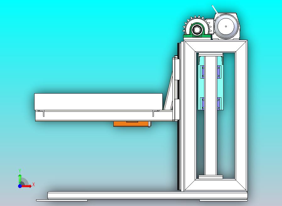 提升机（电动升降机）SW设计