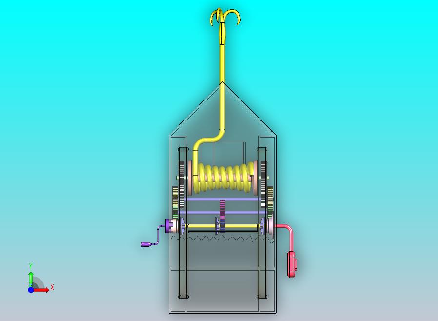 自动安全空降绳