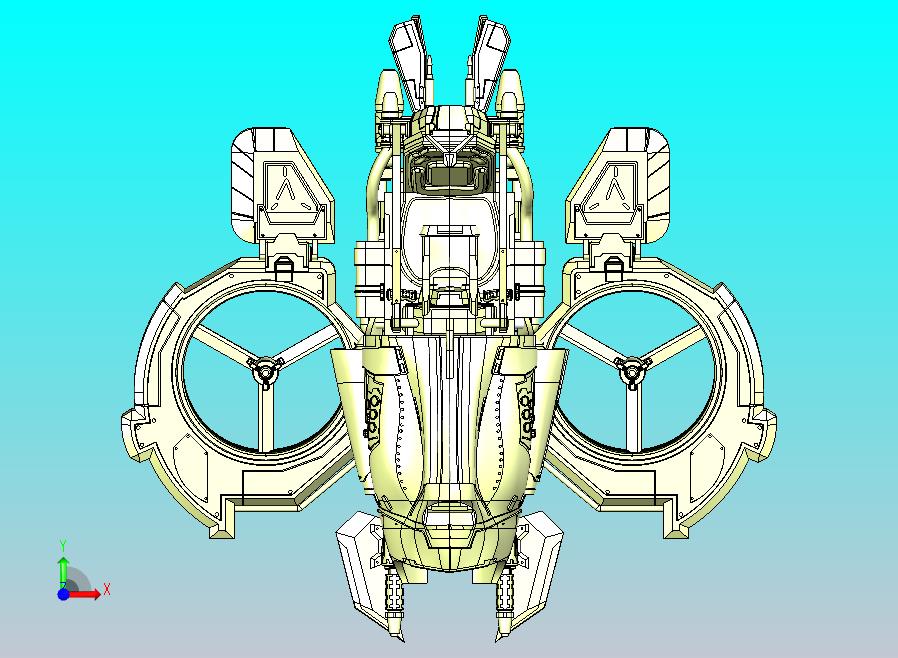 《虚幻竞技场3》轴突概念飞行器