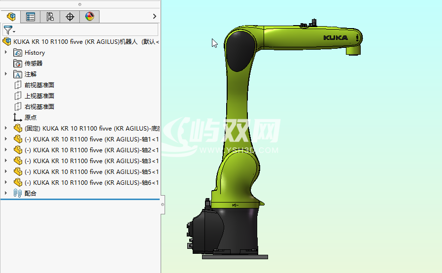 KUKA KR 10 R1100 fivve (KR AGILUS)机器人