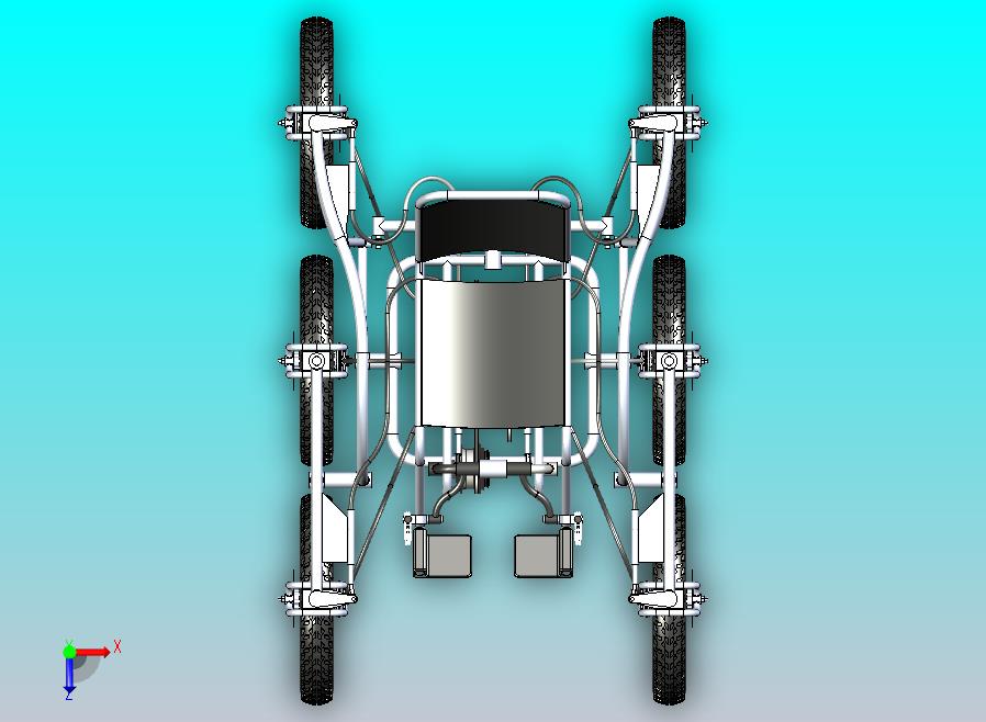 6轮驱动4轮转向轮椅