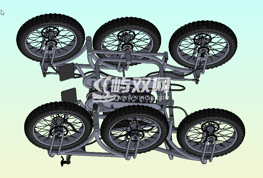 6轮驱动4轮转向轮椅