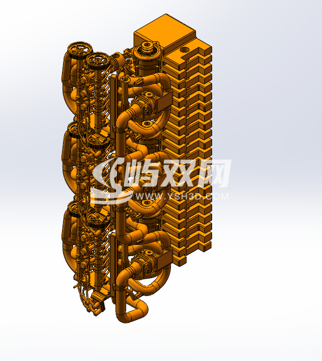 大型污水处理器现场