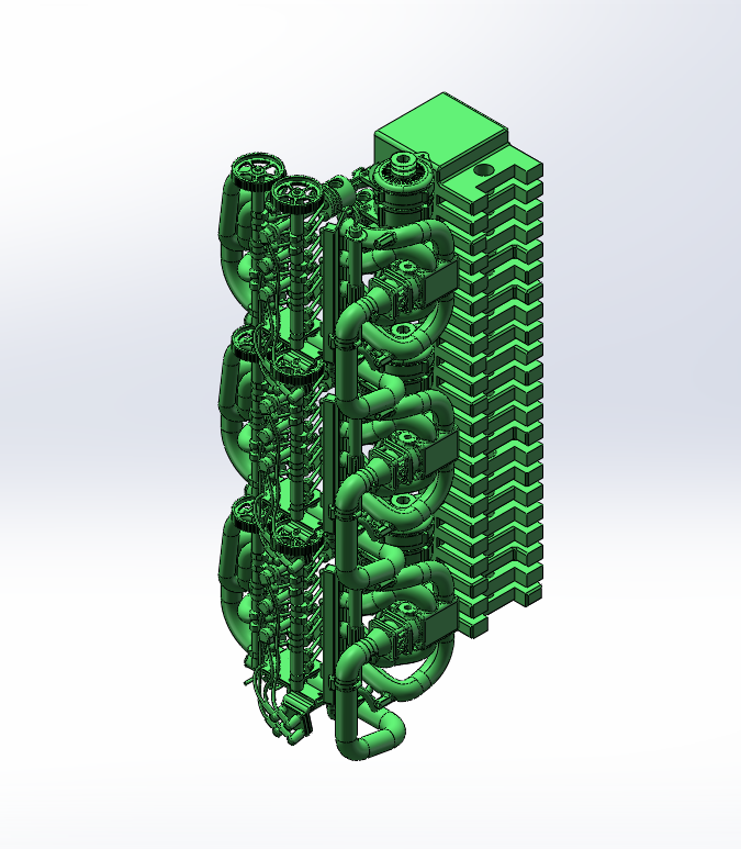大型污水处理器现场