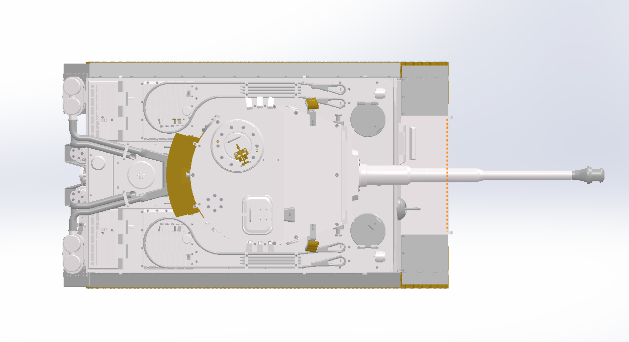 德国虎式坦克1：10模型