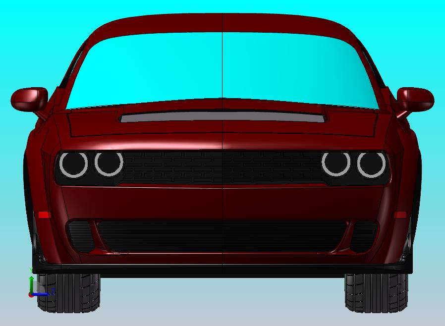 道奇Challenger Demon模型