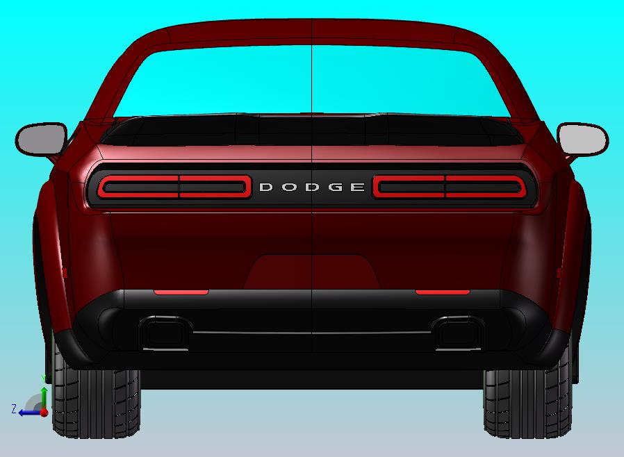 道奇Challenger Demon模型