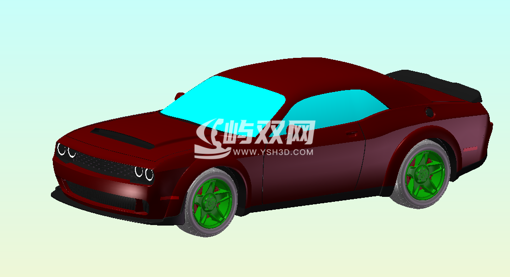 道奇Challenger Demon模型