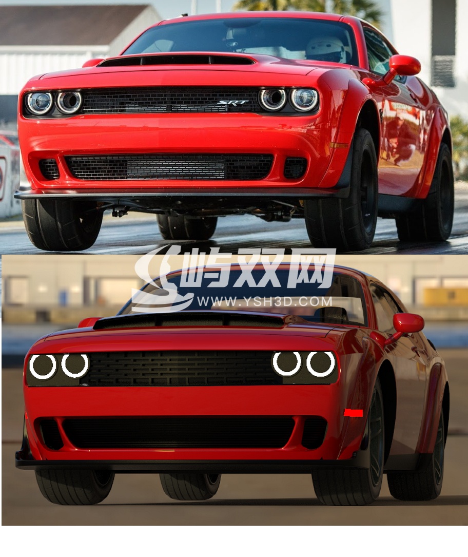 道奇Challenger Demon模型