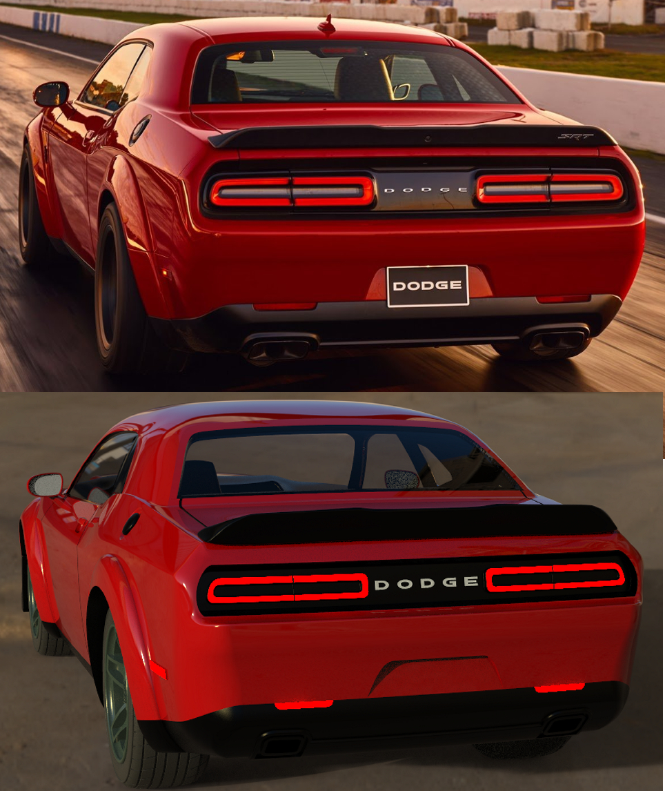 道奇Challenger Demon模型