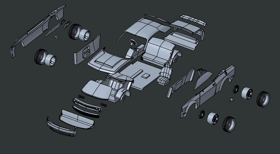 道奇Challenger Demon模型