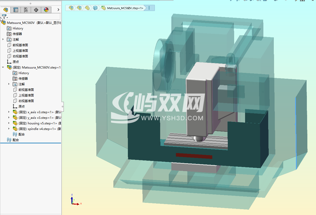松浦MC560V立式加工中心