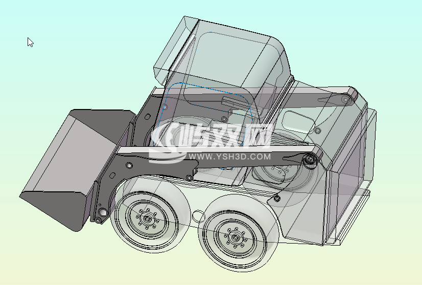 山猫S450滑移装载机