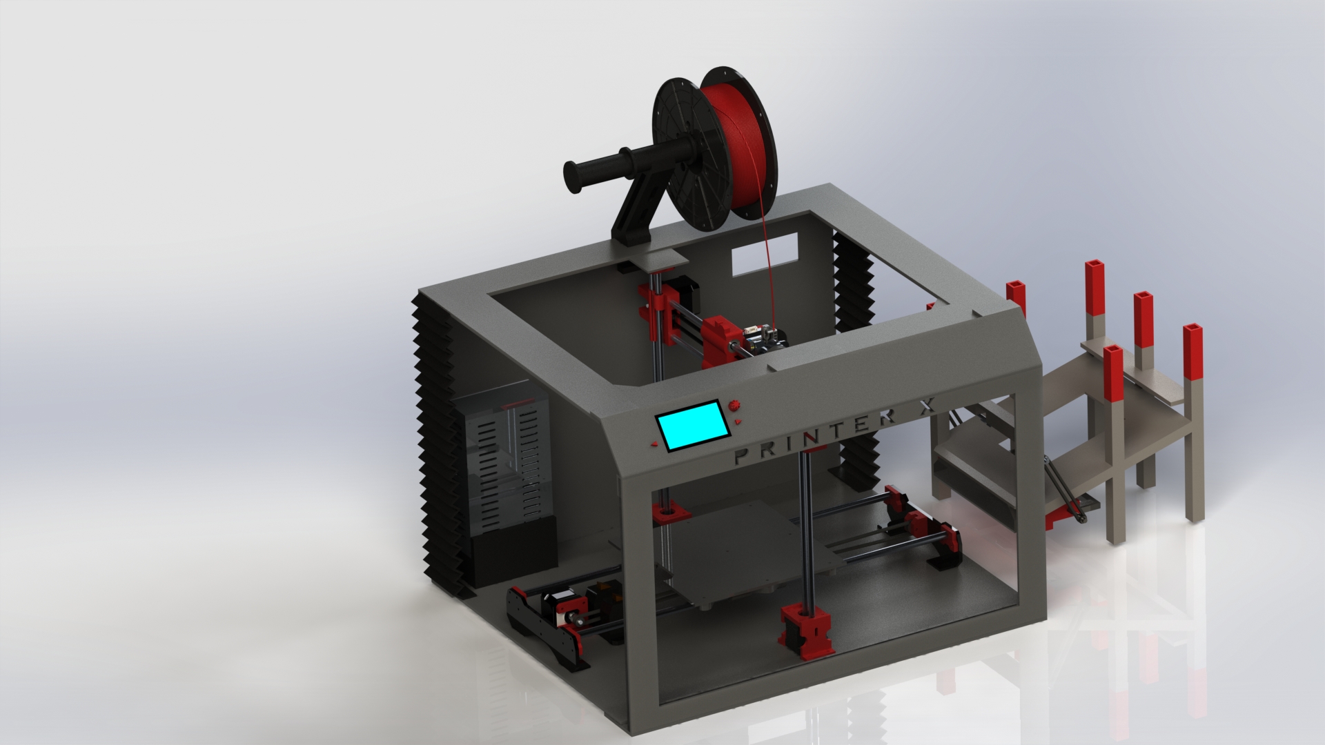 塑料热熔3D打印机