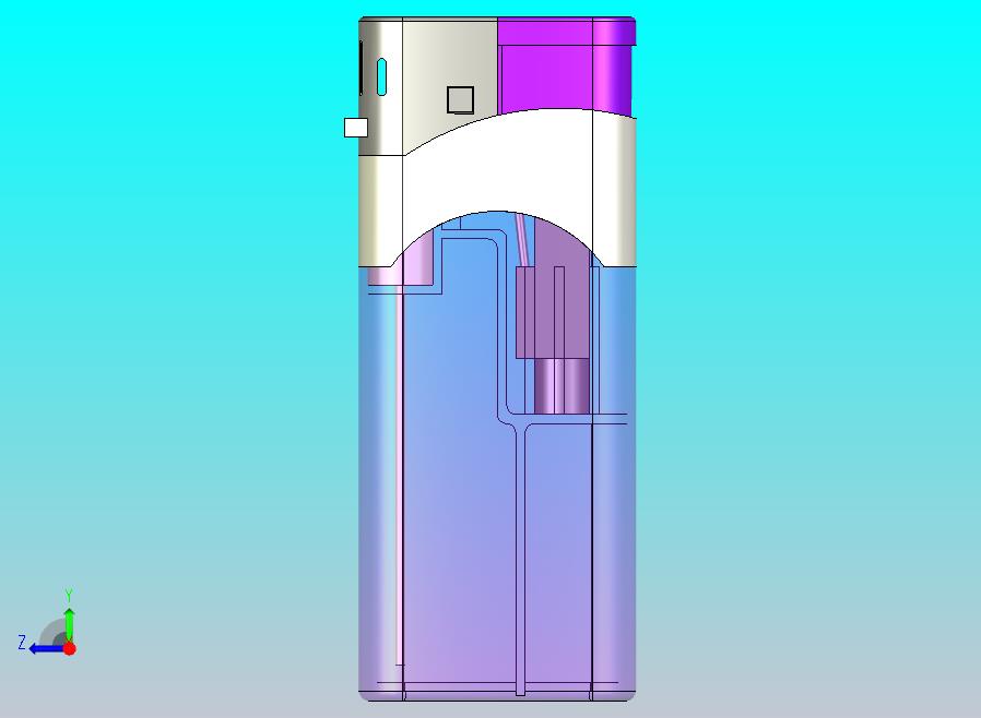 （原创）打火机的三维图
