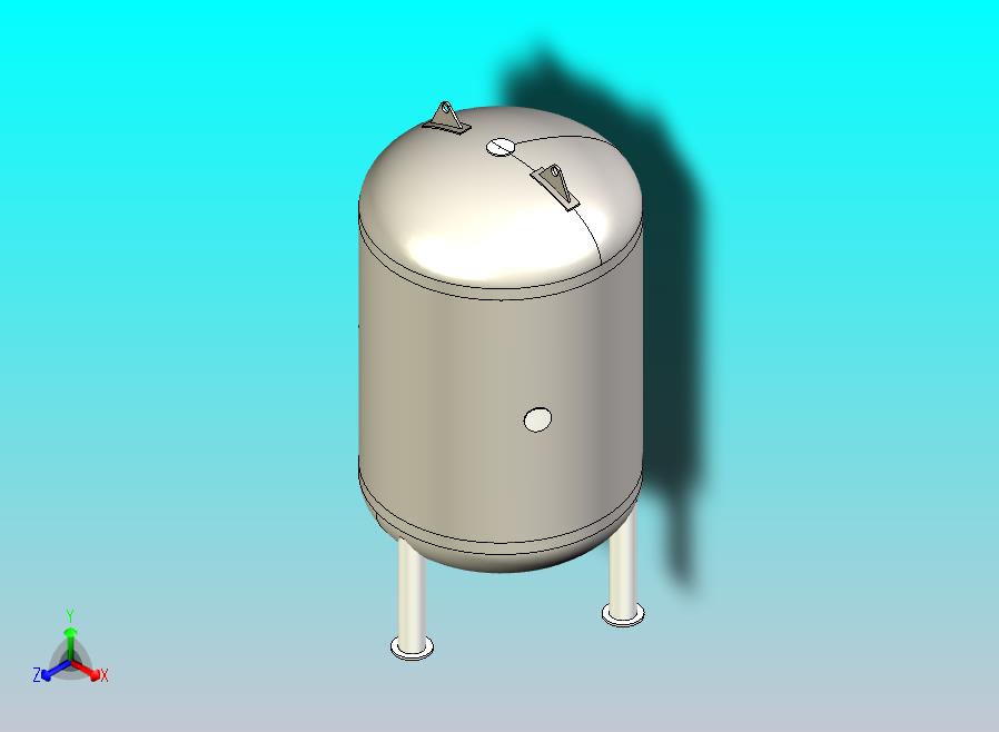 600升低温容器（三维+二维）